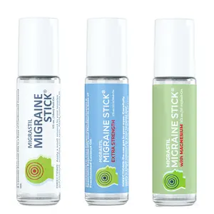 Migrastil Migraine Stick Super Bundle with Original, Extra Strength, and Magnesium Migraine Sticks