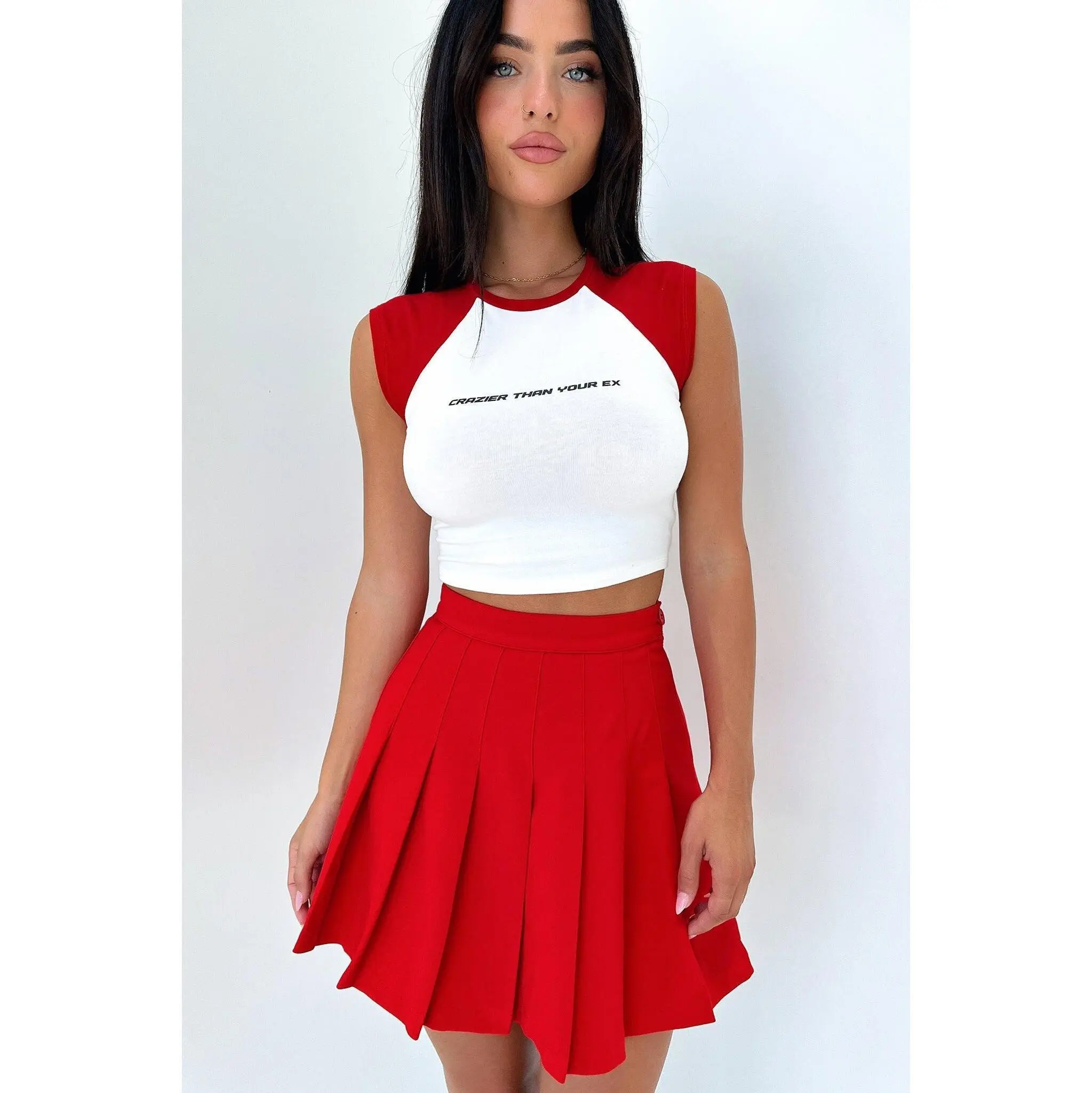 Kareena Skirt - Red