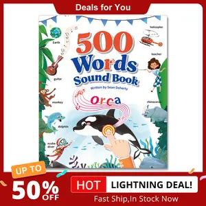 【Deals For You Days】2026 Timetome English Interactive Educational Toy for Kids 1–6, Sound Book for Early Language Learning, Interactive Educational Toy with 500 Words & 22 Themes, Perfect Gift Idea for Toddlers,early learning