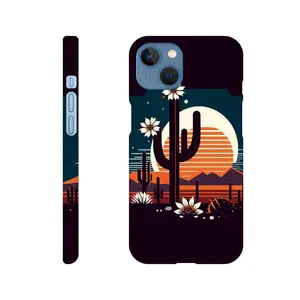 Desert Sunset Phone Case - Slim Protective Case for iPhone & Wireless Charging