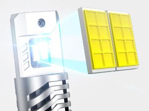 1989 Saab 9000 9004/HB1 80W 6500K White IP68 LED Headlight Bulbs 2PCS SEALIGHT X1S