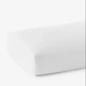 Classic Cool Cotton Percale Fitted Bed Sheet - White, Twin