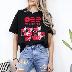 Youth & Adult World Tour 2026 T-Shirt, Comeback Tour Tee, Army Concert Outfit, Bangtan, Kpop Merch