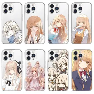 Anime The Angel Next Door Spoils Me Rotten‌ Cute Phone Cases For iPhone 17 Promax Pro Air 16 Plus 15 14 13 12 11 Transparent Anti-fall Shockproof Protective Cover Perfect Christmas Halloween Birthday Gift