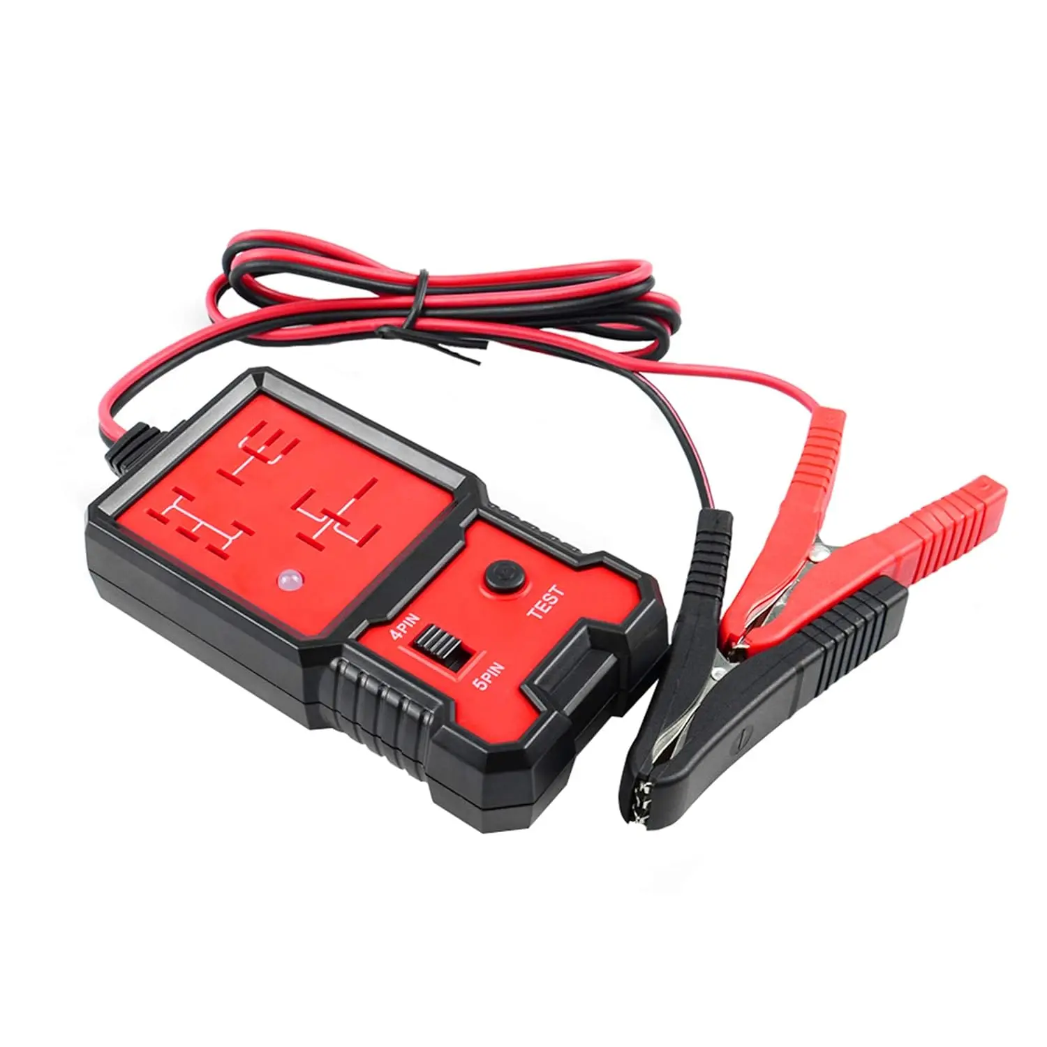 12V Automotive Relay Tester - Multi-Functional Car Battery Diagnostic Tool with Relay Testing, Battery Buddy for Car Repair, Inspection & Maintenance, Car Maintenance
