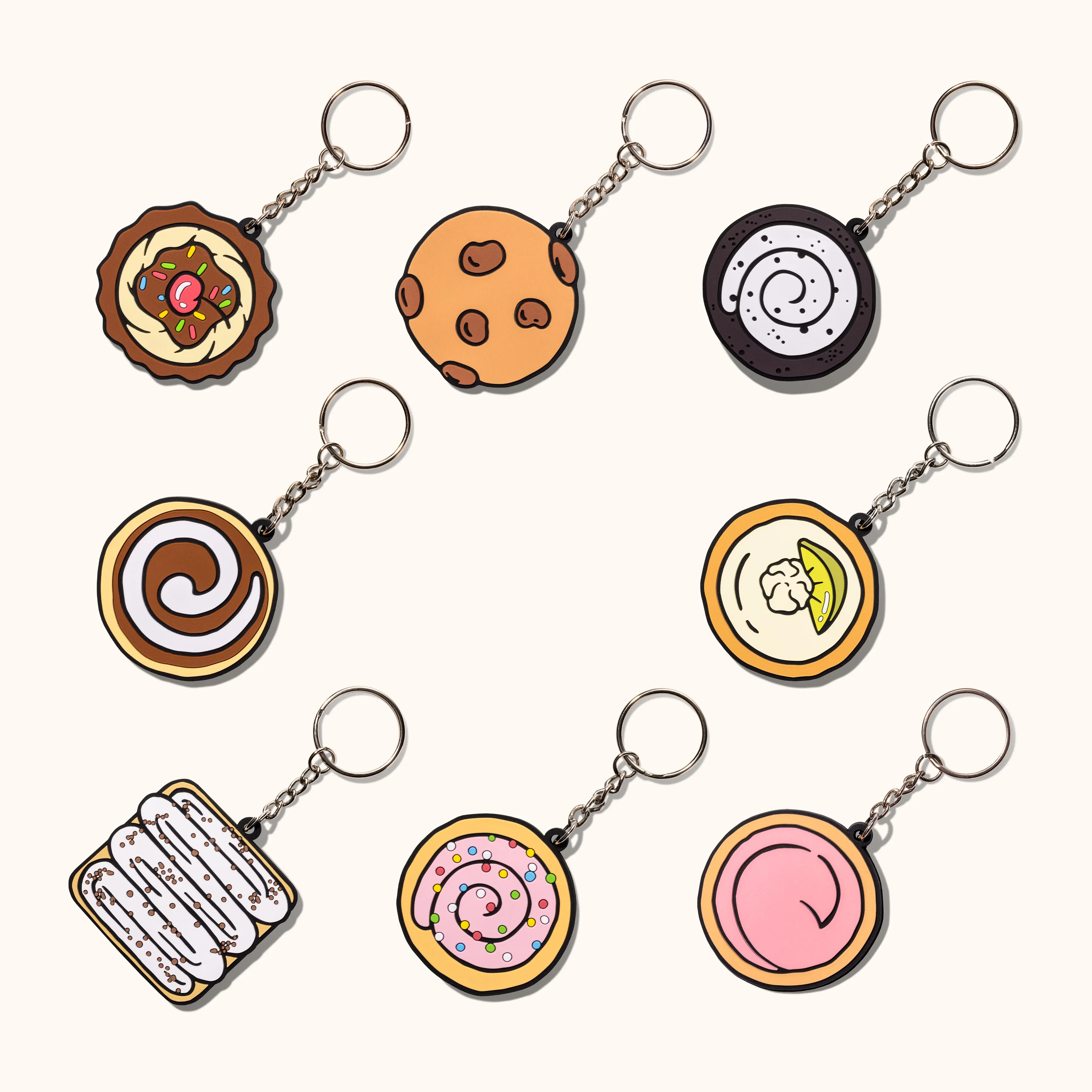 Crumbl Dessert Keychains Crumbl Dessert Keychains