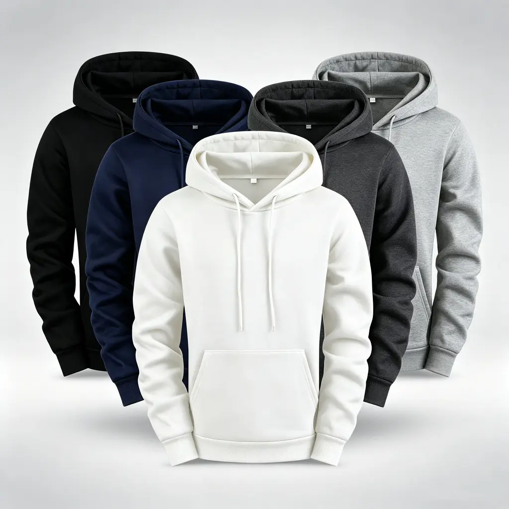 Men’s fleece hoodie, ultra soft and comfortable hoodie, heavy pullover hoodie with kangaroo pocket, drawstring thickened design, suitable for everyday casual wear and sports. Sweatshirts