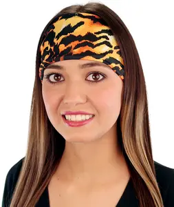 Reversible Stretch Headband – Stylish and Comfortable - Tiger Pelt