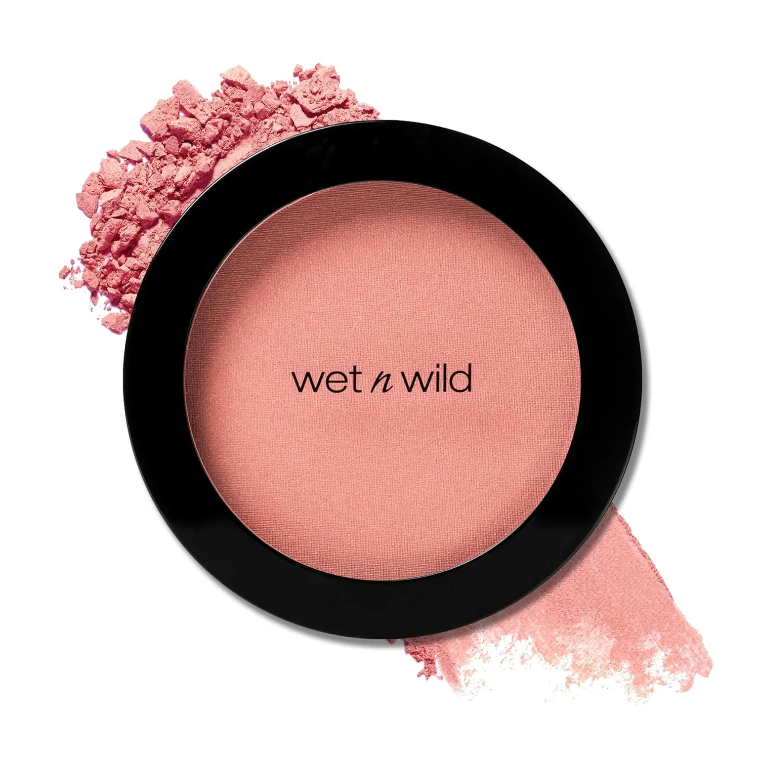 Wet N Wild Color Icon Blush, Hydrating Pressed Powder with Jojoba Oil for a Buildable, Silky Smooth Finish, Pinch Me Pink, Vegan & Cruelty-Free, All Skin Types, Cosmetic, Beauty Products