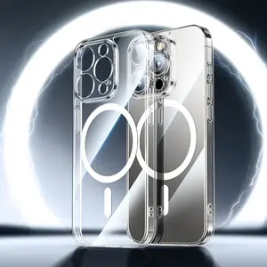 Magnetic Case for iPhone 17 Air ip17 Pro Max 17Pro 17Promax iPhone17 17Air Apple ip Case Shockproof Cover for Macsafe TPU Cases