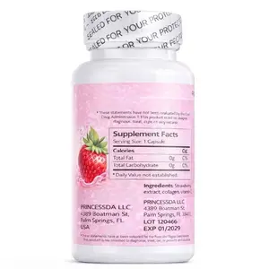 Beldash Strawberry Flavor Dietary Supplement 60 Capsules