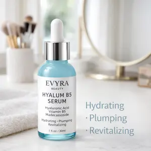 Evyra Beauty Hyaluronic B5 Brightening Serum – 3% Tranexamic Acid, 5% Niacinamide & 2% Vitamin B5 – Dark Spot & Uneven Tone Support – Ceramide Complex, Licorice Root & 4D Hyaluronic Acid – 30ml