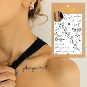 Freedom love (LB-100). Temporary tattoos. Party tattoos. Kids tattoos. Custom design. Tattoo sets. Ukrainian. Realistic. Waterproof