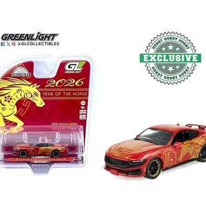 Greenlight 1:64 2024 Ford Mustang Dark Horse – Chinese Zodiac 2026 Year of the Horse – Hobby Exclusive