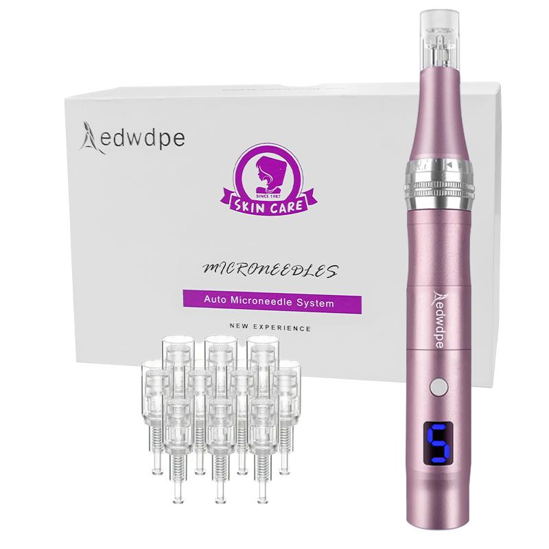 Electric facial beauty pen, USB charging, portable, with 6 levels of simple operation, skincare instrument, gift box packaging, suitable as a gift for women