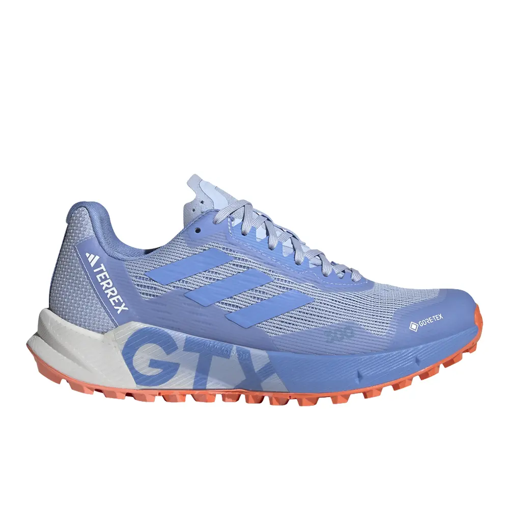adidas Womens Terrex Agravic Flow 2 Gore-Tex Trail Trail Running Sneakers Shoes - Blue