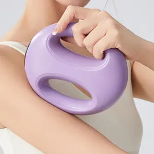 Portable Cordless Vibration Massager with Belt for Whole body, 12 Modes for Customized Relief,Neck Shoulder Muscle Relief Deep Tissue,For Relaxation,Purple/Black/White
