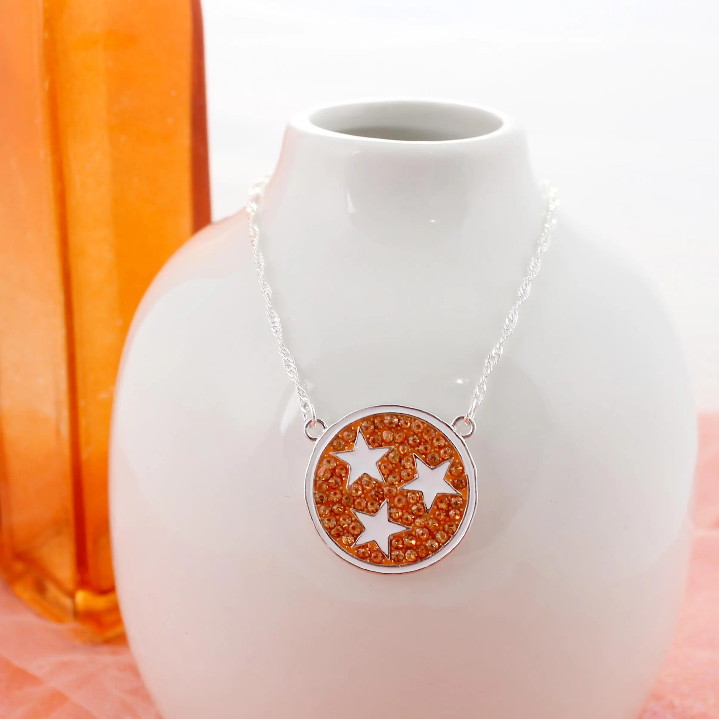 Tennessee Tri-Star Logo Necklace