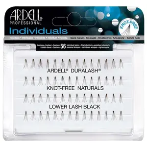 Individuals Knot Free Lower Lashes, Black (Pack of 6)