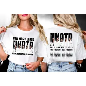 100% Pure Cotton New Kids on the Block The Right Stuff Tour T-shirt, NKOTB Concert And Fan T-shirt, New Kids on the Block T-shirt