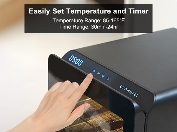 Crownful Food Dehydrator Machine, 7 Stainless Steel Trays, Dryer for Jerky, Vegetable, Fruit, Meat, Dog Treats, Herbs, and Yogurt Crownful Food Dehydrator Machine, 7 Stainless Steel Trays, Dryer for Jerky, Vegetable, Fruit, Meat, Dog Treats, Herbs, and Yogurt