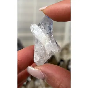 Rare Dumortierite in Quartz Point