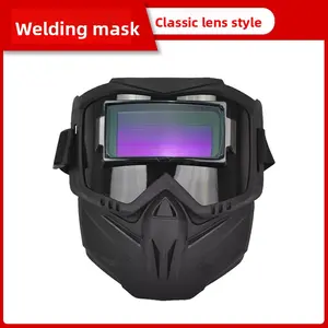 Detachable auto-darkening welding mask, welder's welding goggles, protective mask, welding helmet