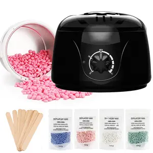 Professional Electric Wax Warmer and Heater for Soft, Paraffin Warm Crème and Strip Wax | Wax Melter Burner for Hair Removal with Adjustable Temperature for Salon