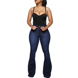 2024 Slim Flare Pants For Women,High Waisted Flare Jeans For Women Skinny,Resilient Flare Jeggings For Women