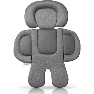 Infant Car Seat Insert, Car Seat Head and Body Supports for Babies, Soft Car Seat Insert Cushion Pad Suit for Infant Car Seats and Baby Strollers(Deep Grey)