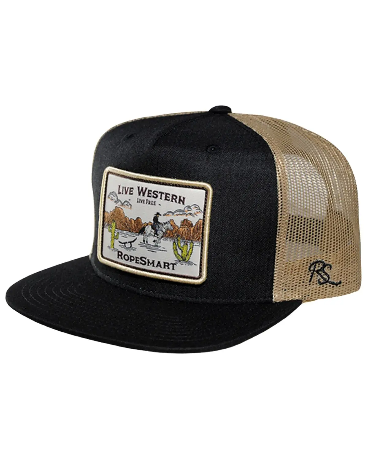 Ropesmart Men's Men'S Cowboy Patch Ball Cap - 500-009