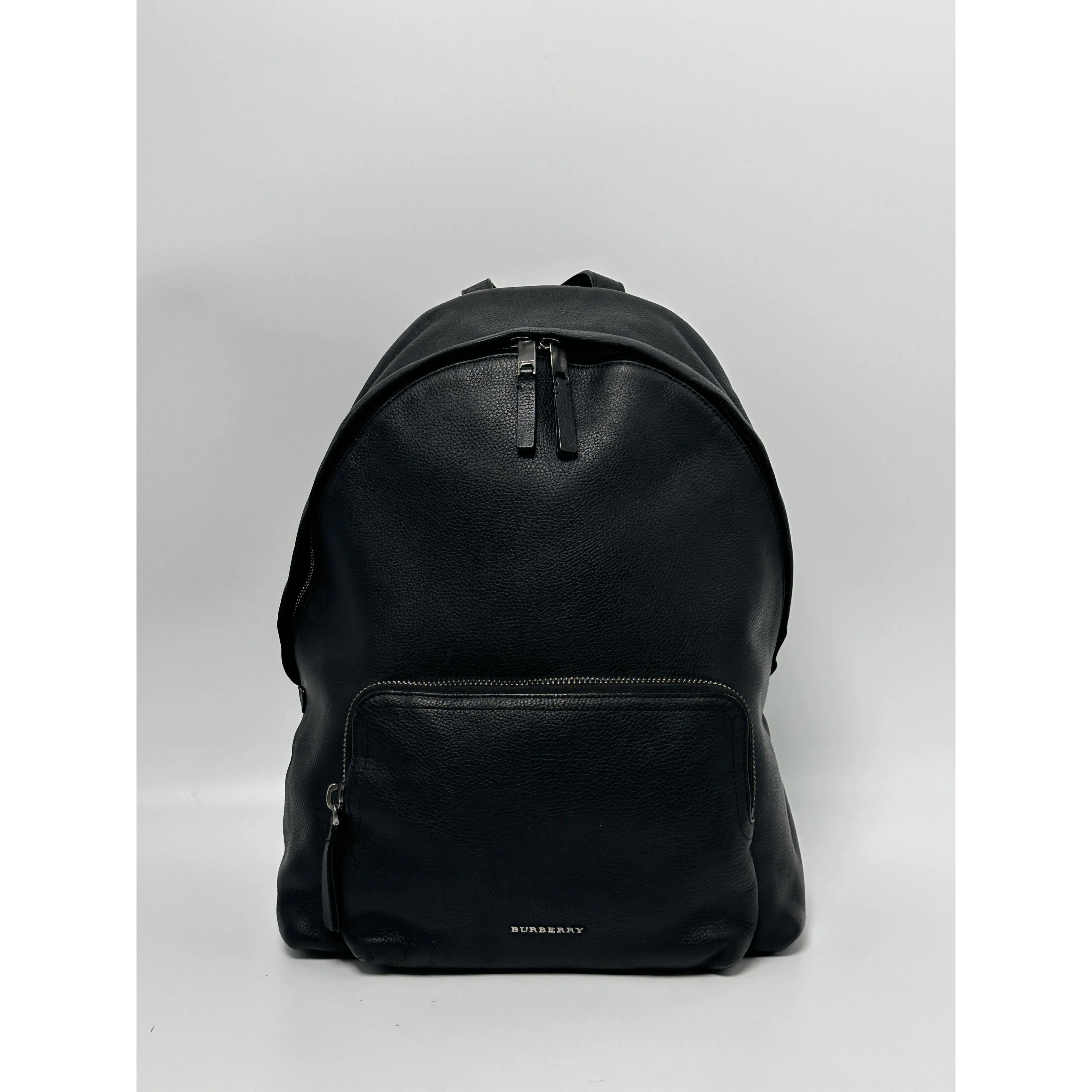Pre-owned BURBERRY leather Backpacks Abbeydale Grained Backpack JD446BR