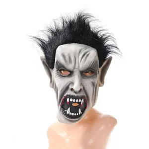Sharp Tooth Devil Mask, Halloween Party Cosplay Prop, Terrifying Atmosphere, Perfect for Horror Theme Events, Unique Costume Accessory