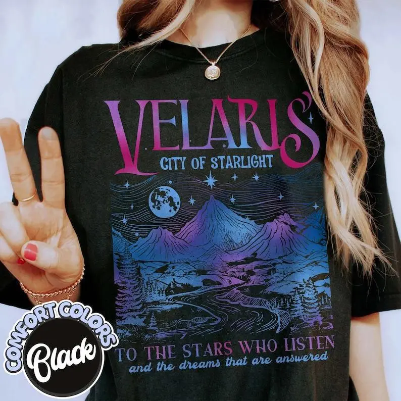 Velaris City Of Starlight Acotar 【100% cotton】 Shirt,The Night Court Shirt,Bookish Gift,Court Of Thorns And Roses, City Of Starlight Shirt