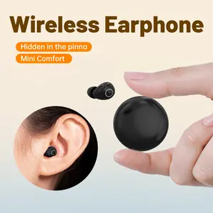 Wireless Sleep Earphones, Bluetooth Gaming Earphones, High Definition Sound Quality, Wireless 5.4, Touch Control, Compact and Portable, Comfortable to Wear Invisible, LED Digital Display, Suitable for Sleep,Exercise,and Work Bluetooth Earphones in earbuds