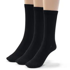 Silky Toes Rayon from Bamboo Ribbed Crew Boys School Uniform Socks