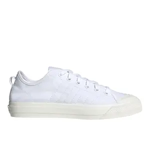 adidas Mens Nizza Rf Lace Up Sneakers Shoes Casual - White
