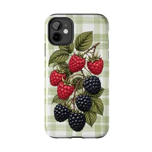 Raspberry Blackberry Branch phone case | Tough Phone Cases