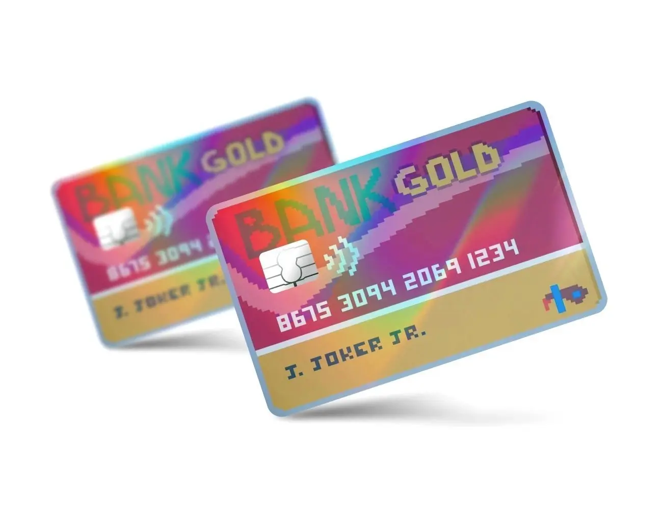 Balatro Credit Card Jok Hologr Credit Card Skin,Gift For Fan, Gift For Him.