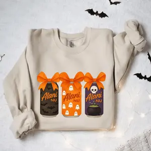 Halloween Alani Nu Coquette Sweatshirt, Cute Ghost Spooky Season Tee, Retro Halloween Shirt, Coquette Aesthetic T-Shirt, Fall Graphic Shirt