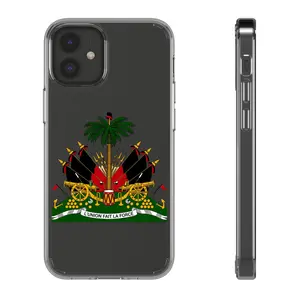 Haiti Coat of Arms Clear Case | Phone Case, Transparent Protective Cover