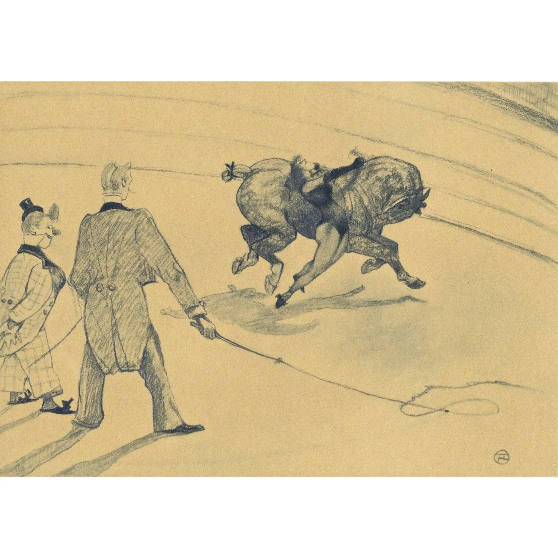 Henri de Toulouse-Lautrec, Voltige, The Circus by Toulouse-Lautrec, Limited Edition Lithograph