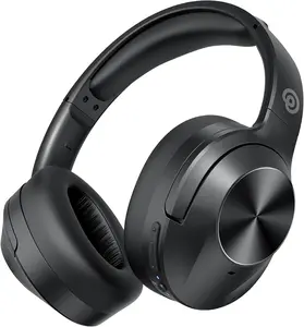 Hybrid Active Noise Cancelling Headphones with HD Sound Wireless Bluetooth Over The Ear Comfort Vivid Bass for Home Office Travel Gift