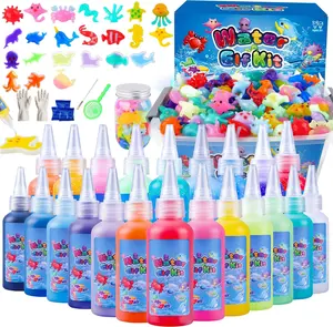 2026 Upgraded More Fun Magic Water Elf Toy Kit–Squishies for Kids, 20 Gels & 10 Molds, Magic Gel Water Pets Sensory Toy, Fun DIY Craft Kit, Party Favors, Birthday & Christmas Gifts for Kids Ages 3+