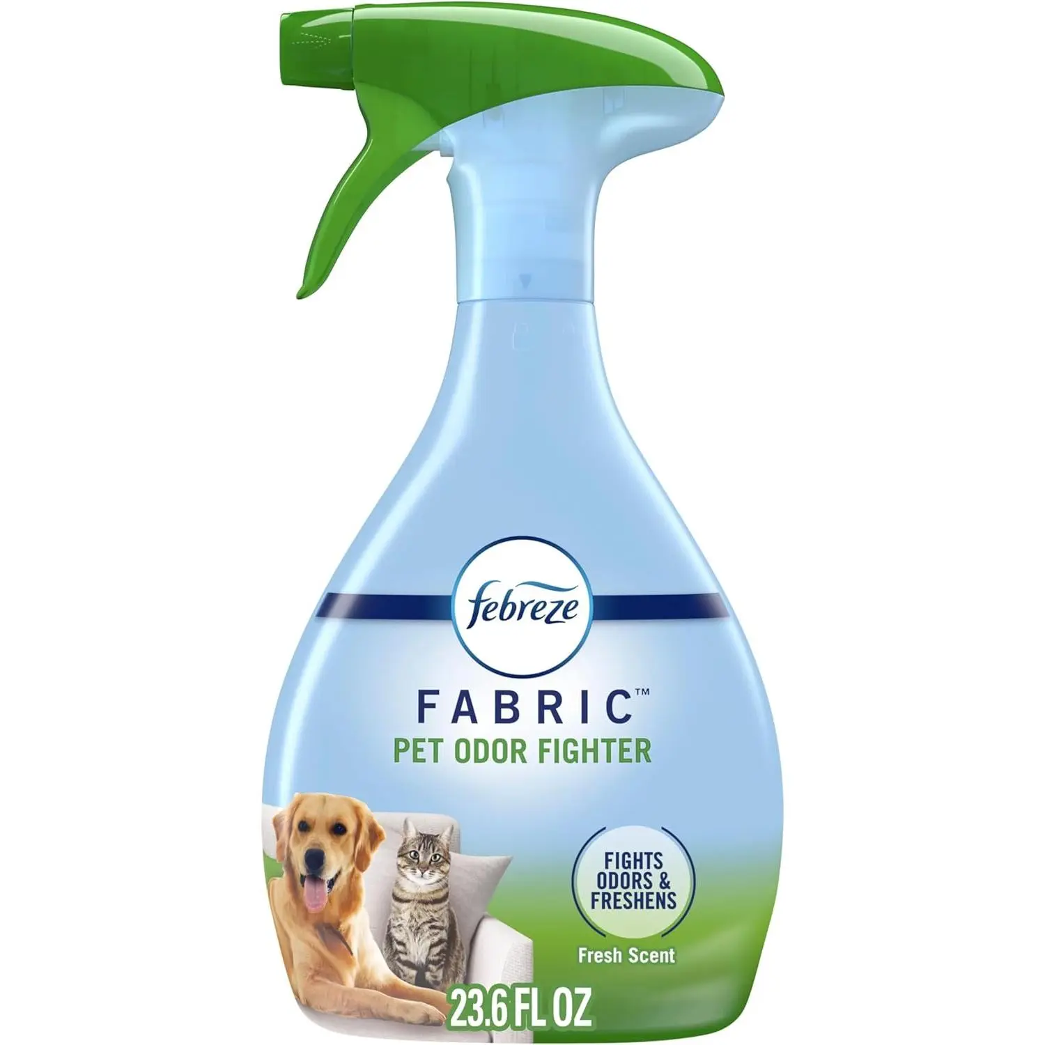Febreze Fabric Spray Air Freshener, Odor-Fighting Fabric Refresher, Sneaker Balls Alternative, Couch Cleaner, Linen Spray, Multi-Use, Pet Odor Fighter Scent, 23.6 fl oz