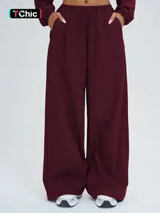 Women's Loose Fit UV Protection Sports Pants with Pockets, Breathable Wide Leg Outdoor Cycling Hiking Trousers for Casual Wear, Casual everyday wear, Activewear, Bottom, Casual Sporty Trousers, Casual Fashion Pants