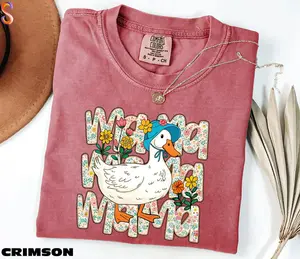 Mama Goose Shirt, Mother's Day Gift, Silly Goose Sweatshirt, Pregnancy Reveal Tee, Mom Life