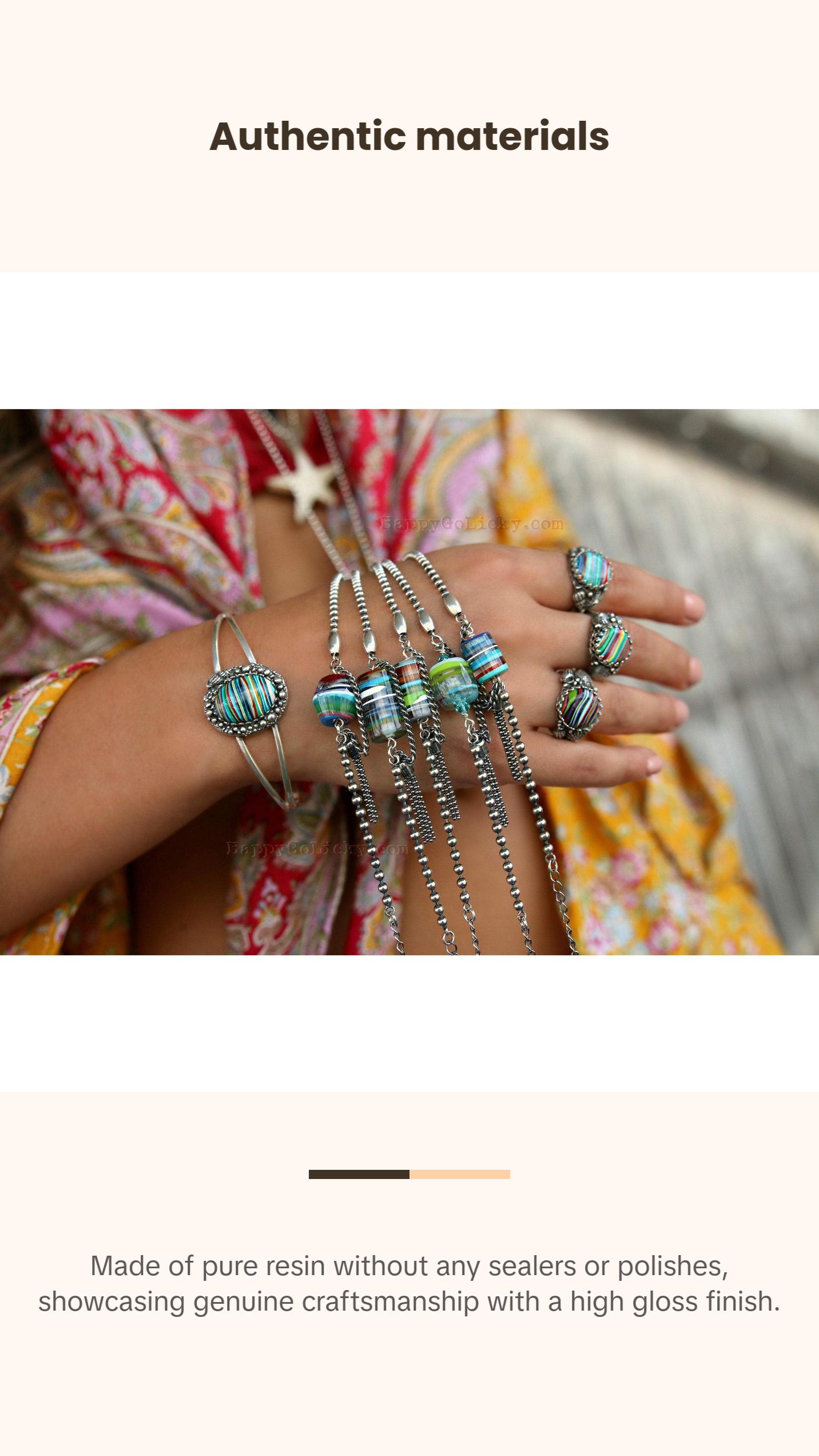 Recycled Surfboard Resin Surfite Bracelet