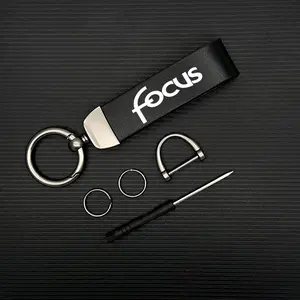 For Focus 1pcs Car Keychain, Scratch-Resistant, Anti-Theft Function, Durable Metal Keyring, Secure and Stylish Accessory, Keyrings For Keys
