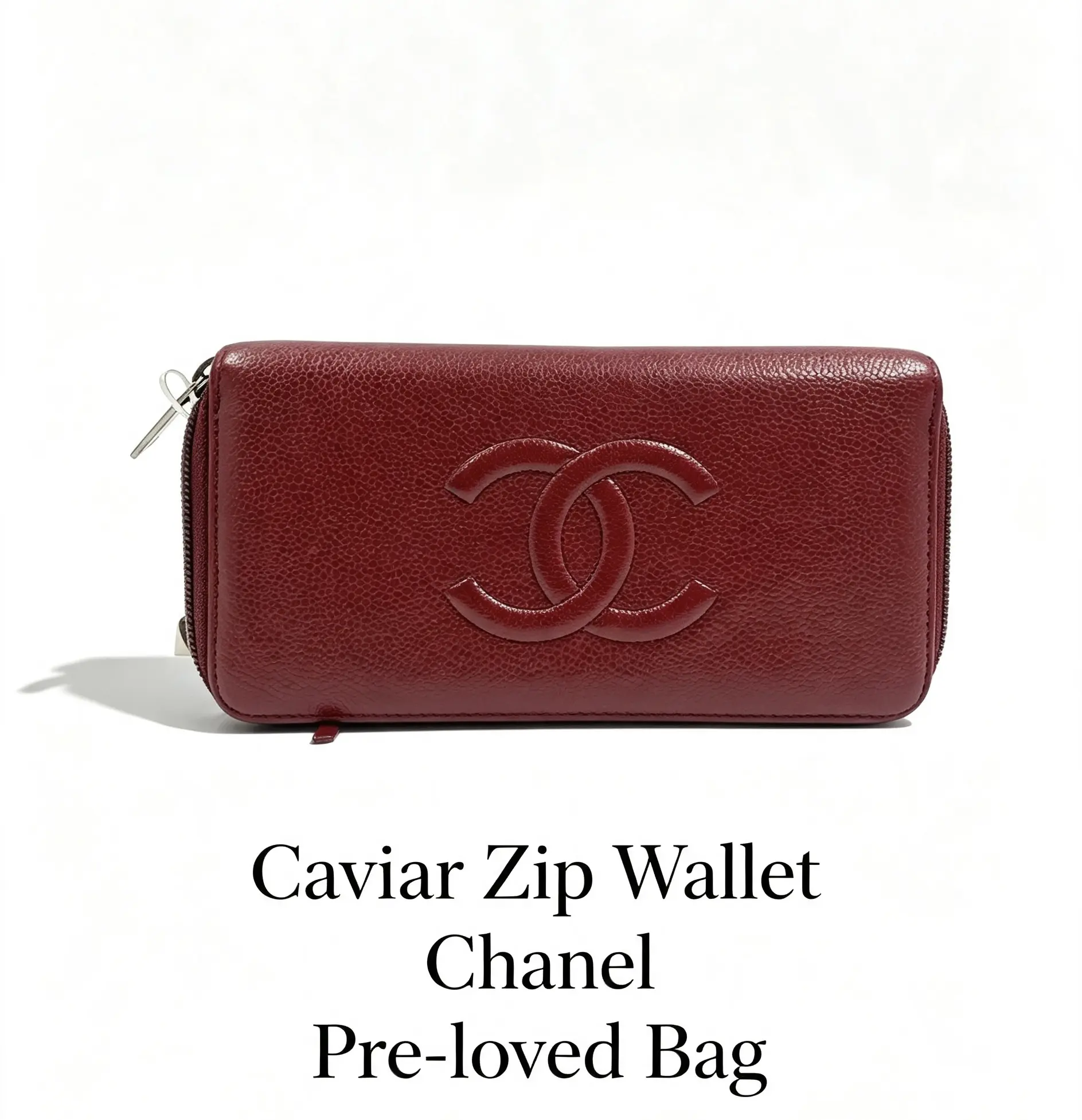 Pre-owned CHANEL Timeless CC Zip Around Wallet A101671
